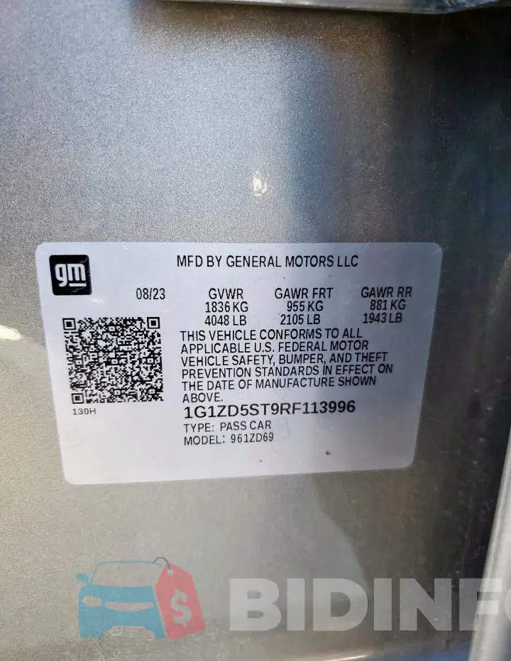 1G1ZD5ST9RF113996 Photo# 13