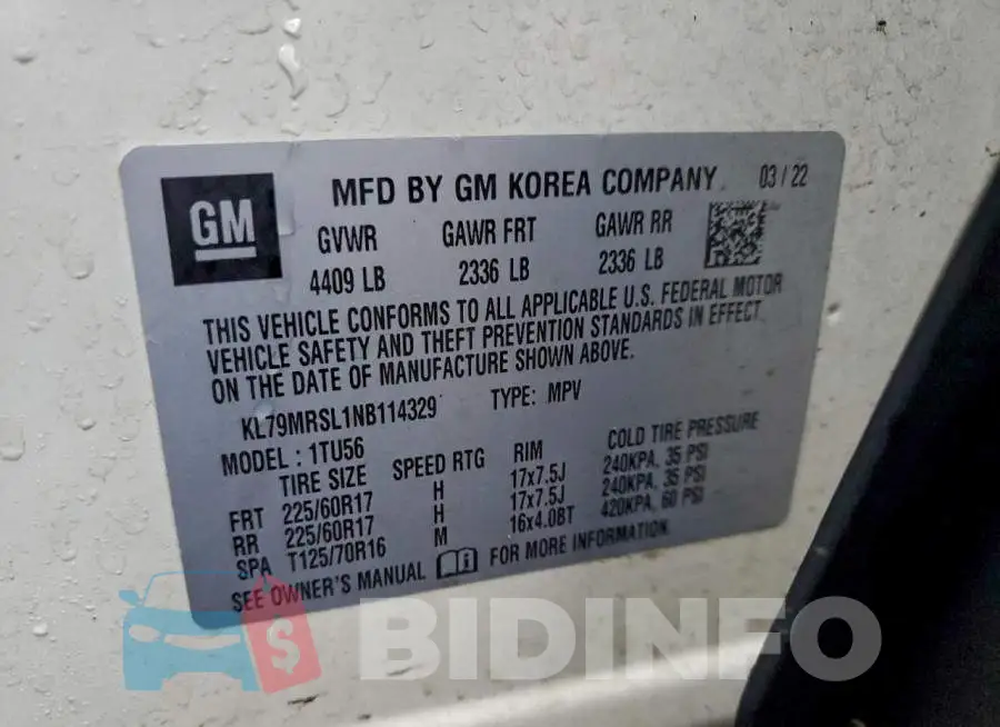 KL79MRSL1NB114329 Photo# 13