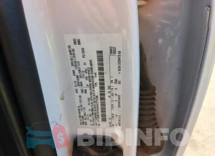 1FTEW1EP2KKC77126 Photo# 12