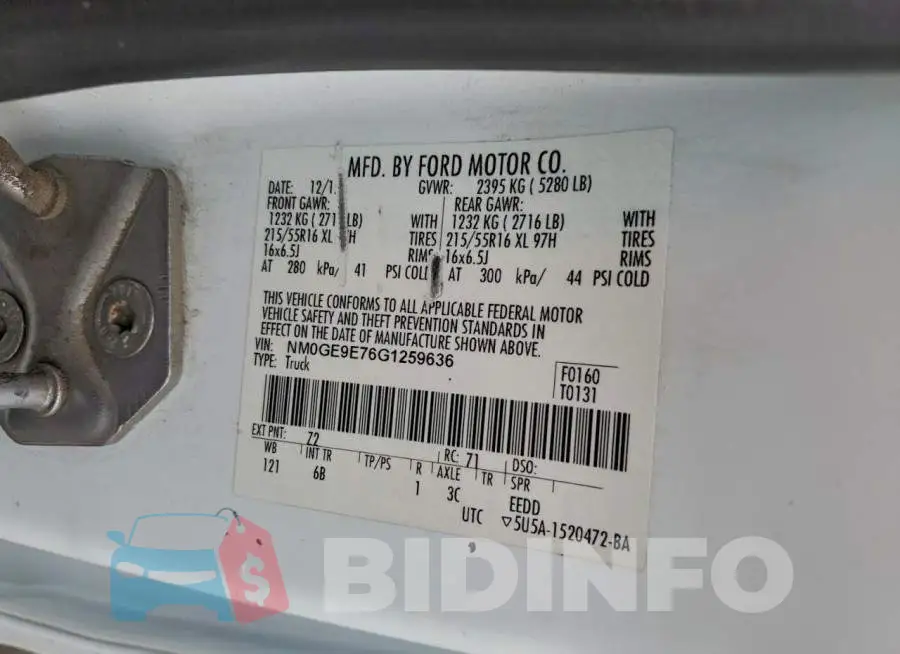 NM0GE9E76G1259636 Photo# 13