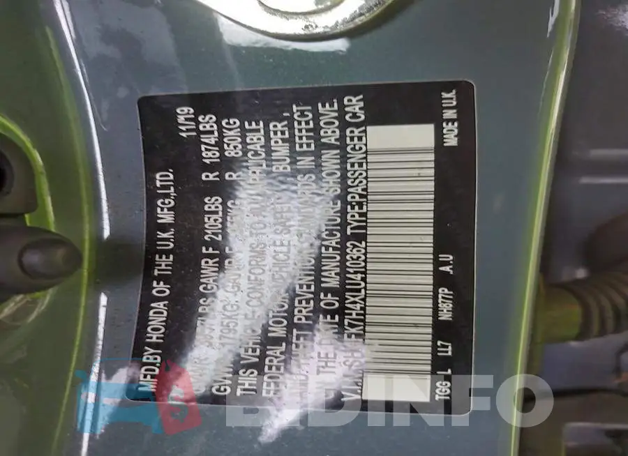 SHHFK7H4XLU410362 Photo# 12