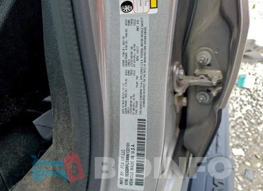1C6SRFLT4NN133191 Photo# 12