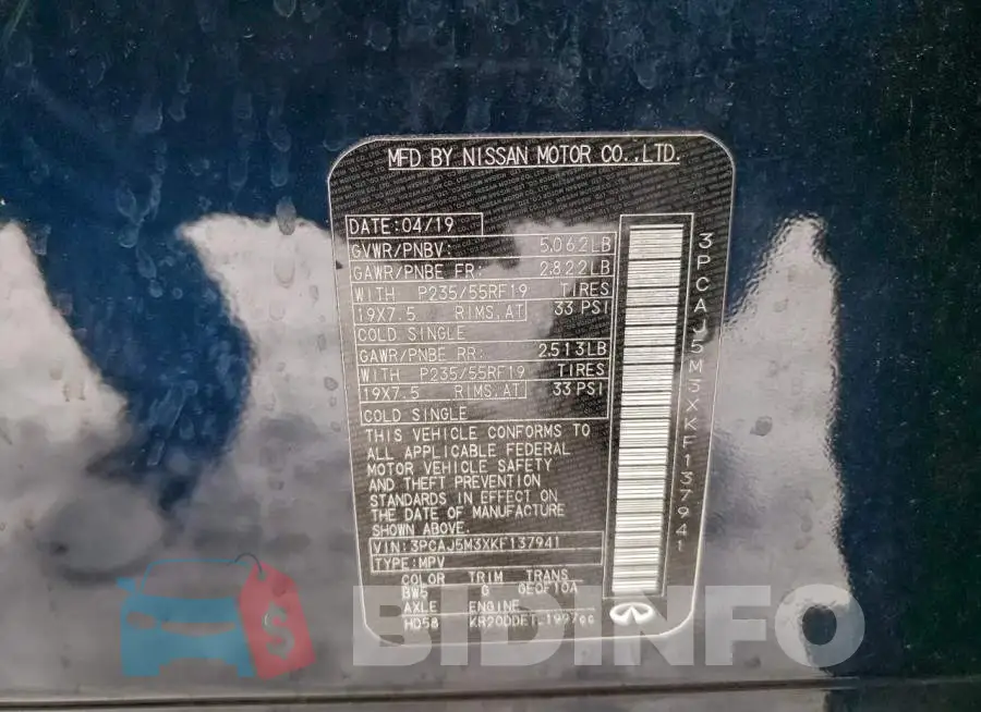 3PCAJ5M3XKF137941 Photo# 14