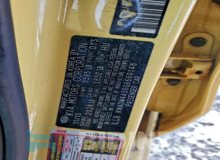 KNADM4A36G6660148 Photo# 12