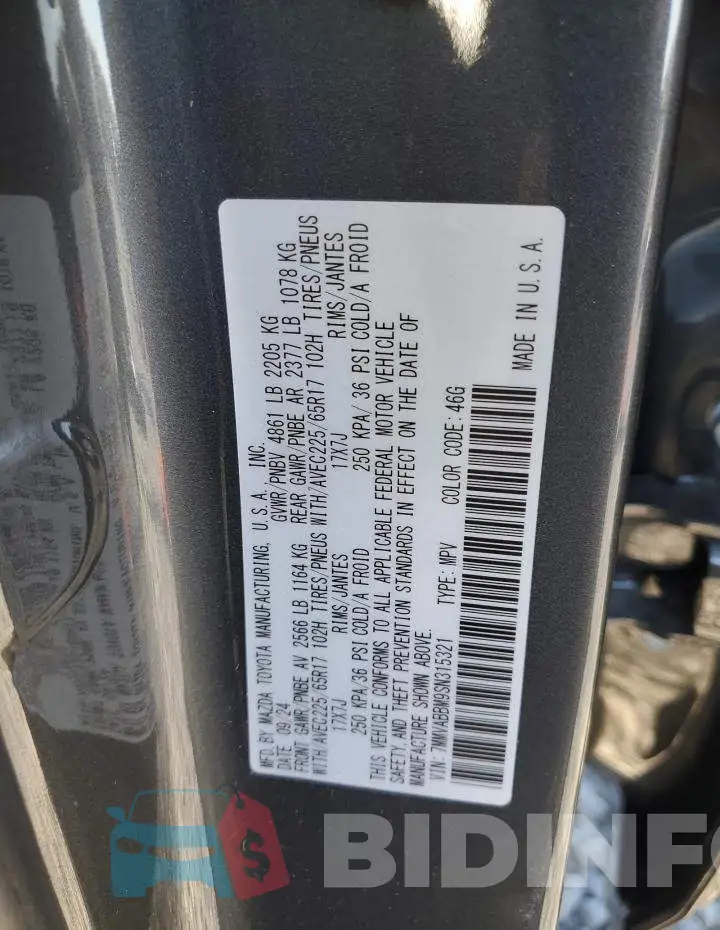 7MMVABBM9SN315321 Photo# 12