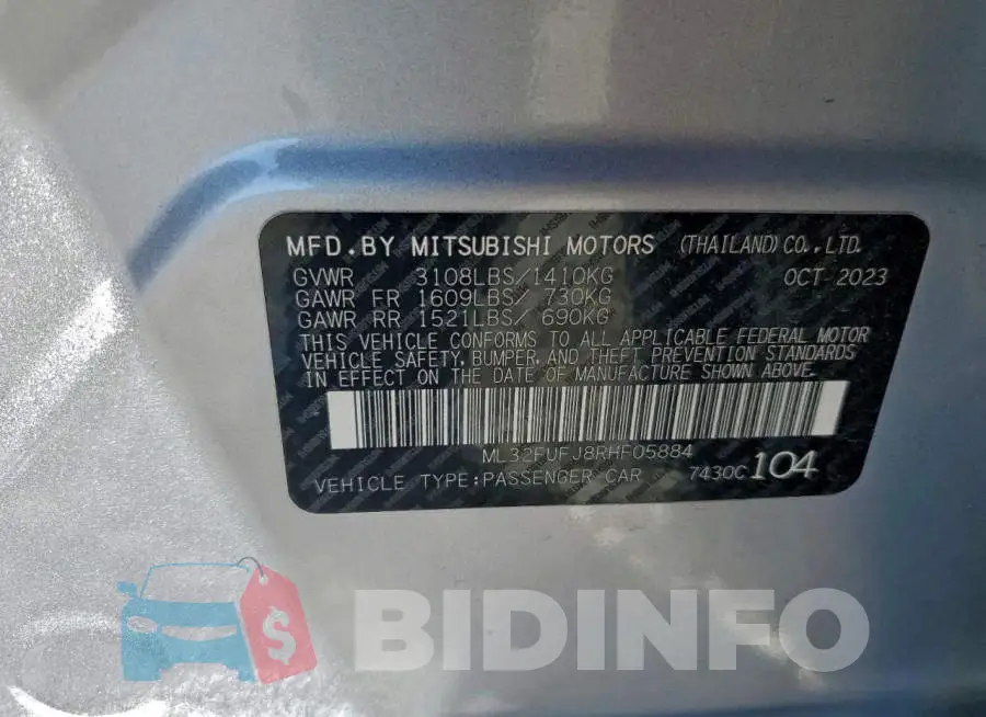 ML32FUFJ8RHF05884 Photo# 12