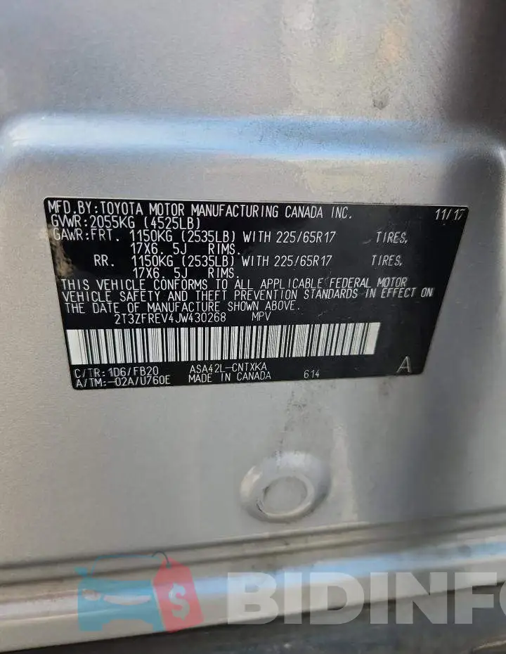 2T3ZFREV4JW430268 Photo# 13