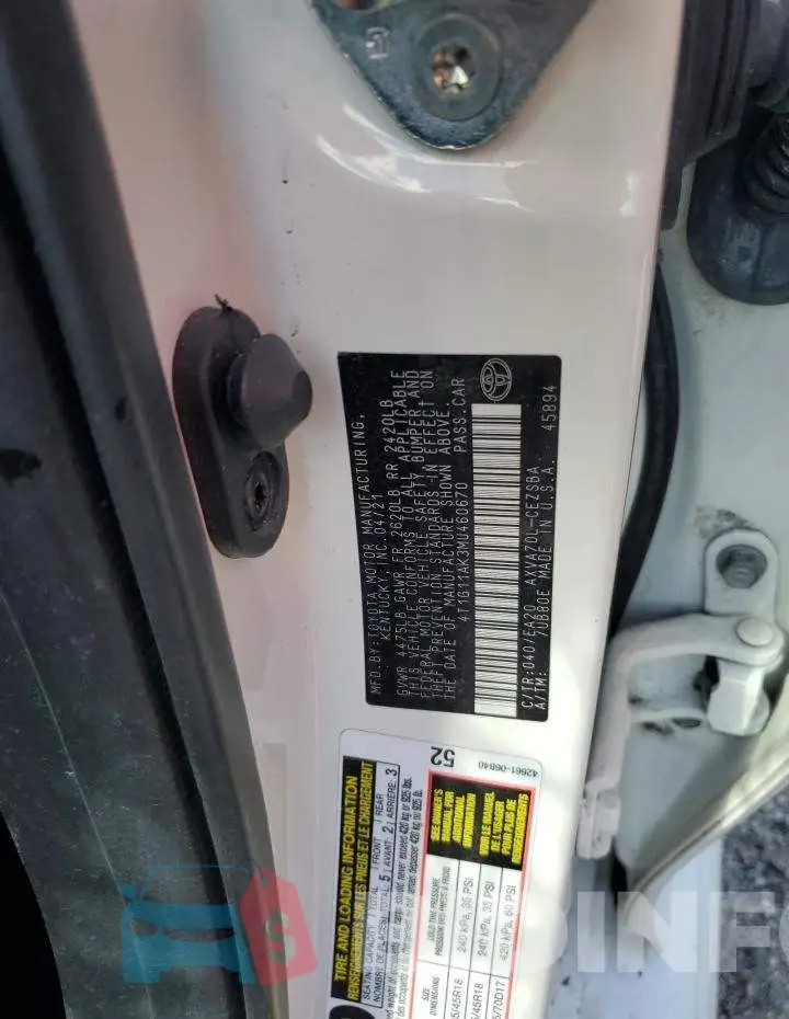 4T1G11AK3MU460670 Photo# 12