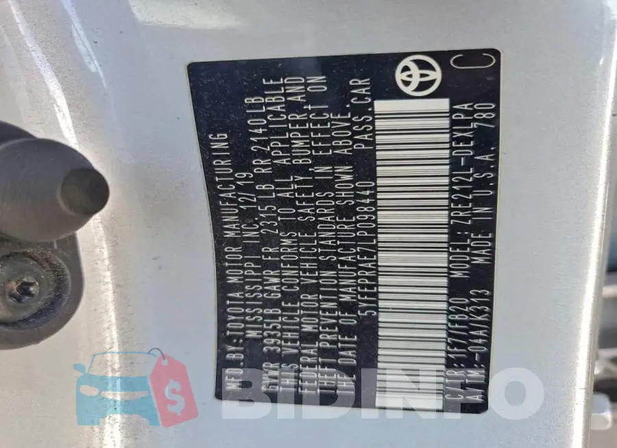 5YFEPRAE7LP098440 Photo# 12