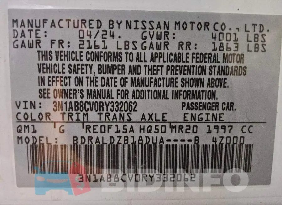 3N1AB8CV0RY332062 Photo# 12