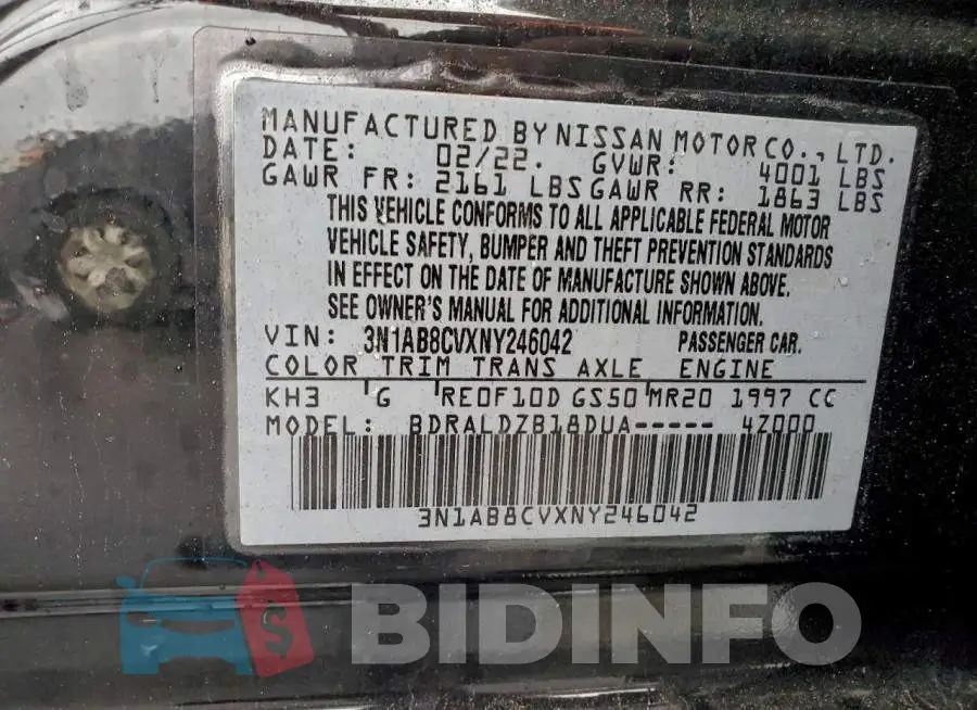 3N1AB8CVXNY246042 Photo# 13