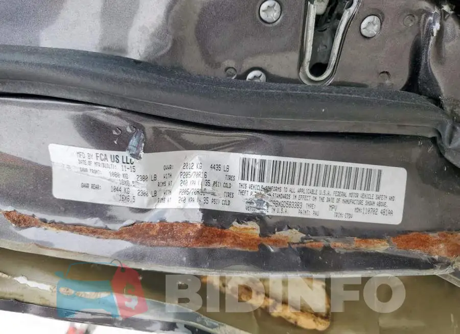 1C4NJPBBXGD583383 Photo# 13