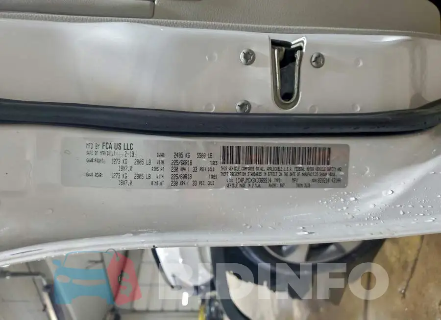 1C4PJMDX3KD389514 Photo# 13