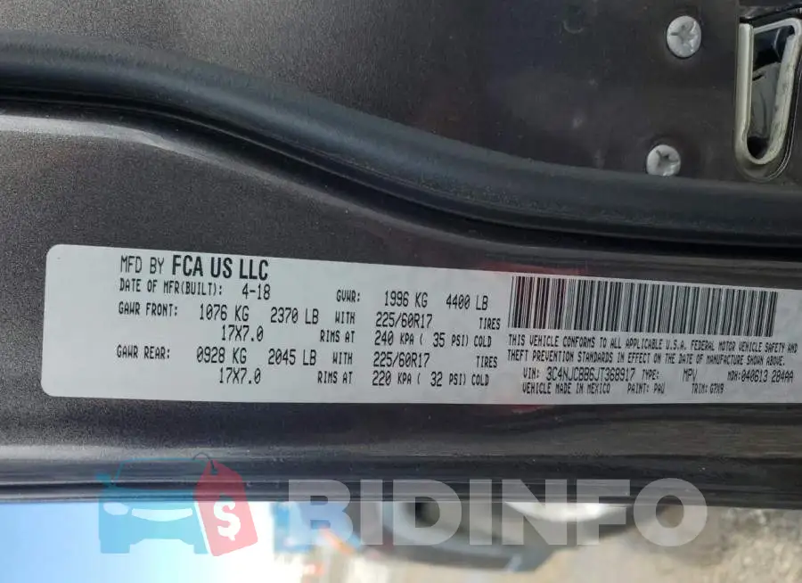 3C4NJCBB6JT368917 Photo# 13