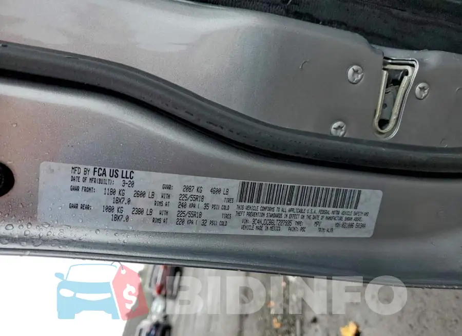 3C4NJDCB6LT227935 Photo# 13