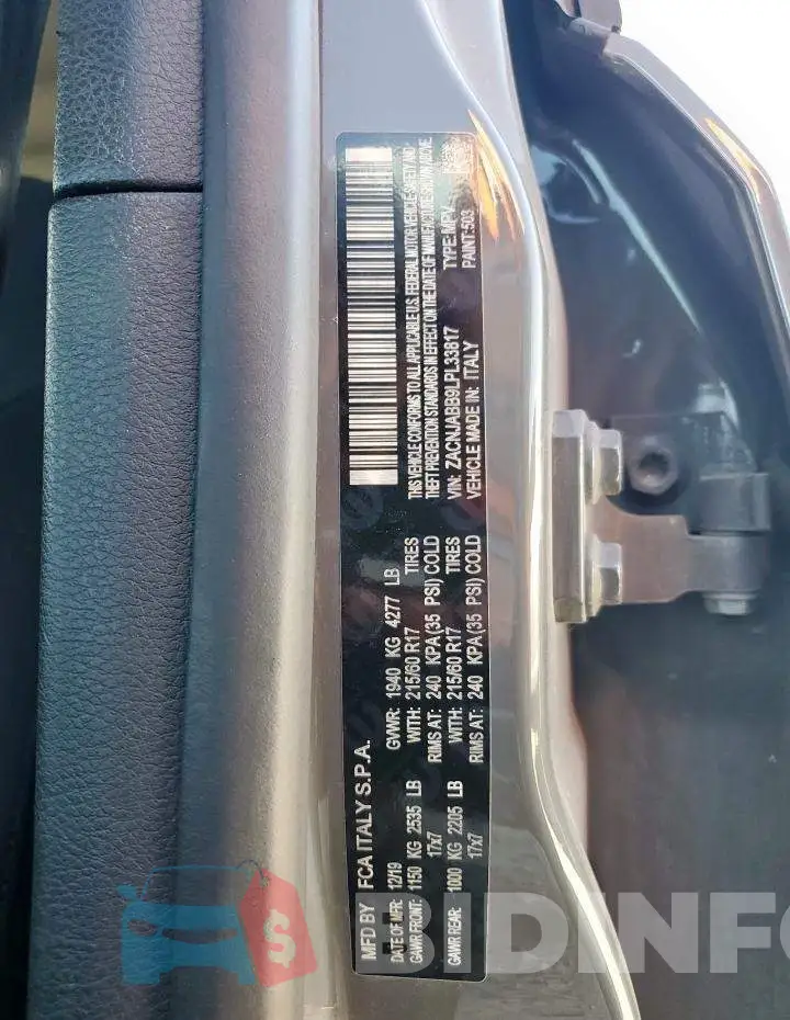 ZACNJABB9LPL33817 Photo# 13