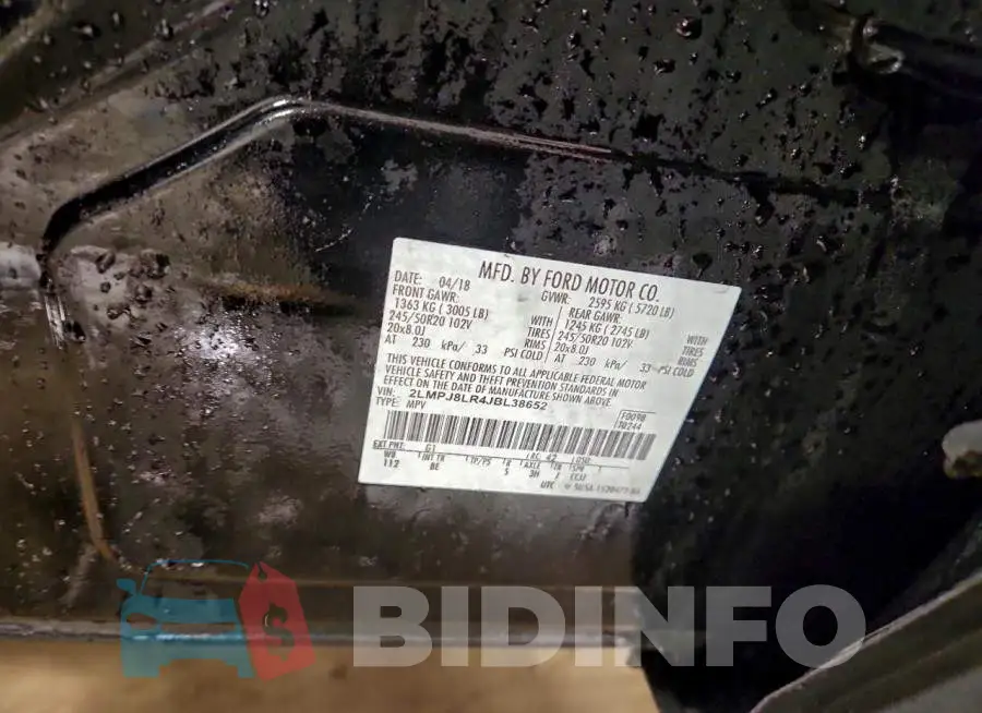 2LMPJ8LR4JBL38652 Photo# 13