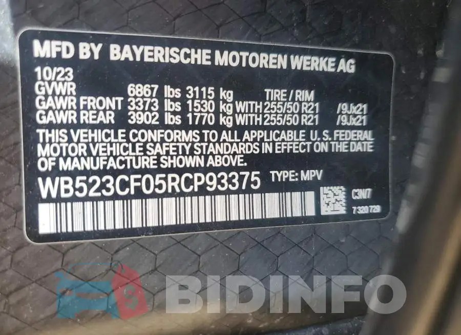 WB523CF05RCP93375 Photo# 13