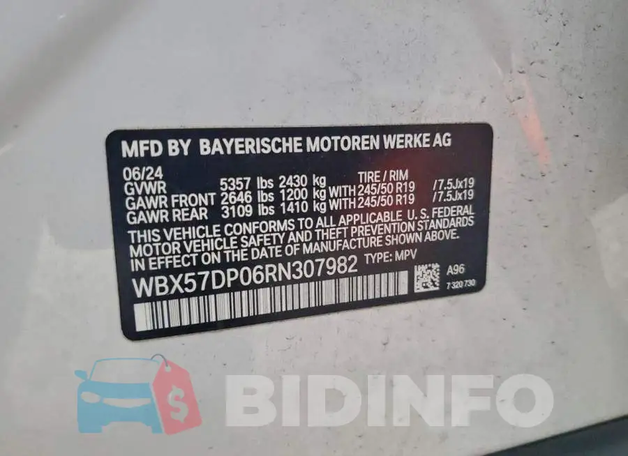 WBX57DP06RN307982 Photo# 13