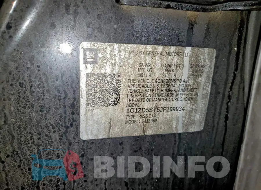 1G1ZD5ST5JF109934 Photo# 12