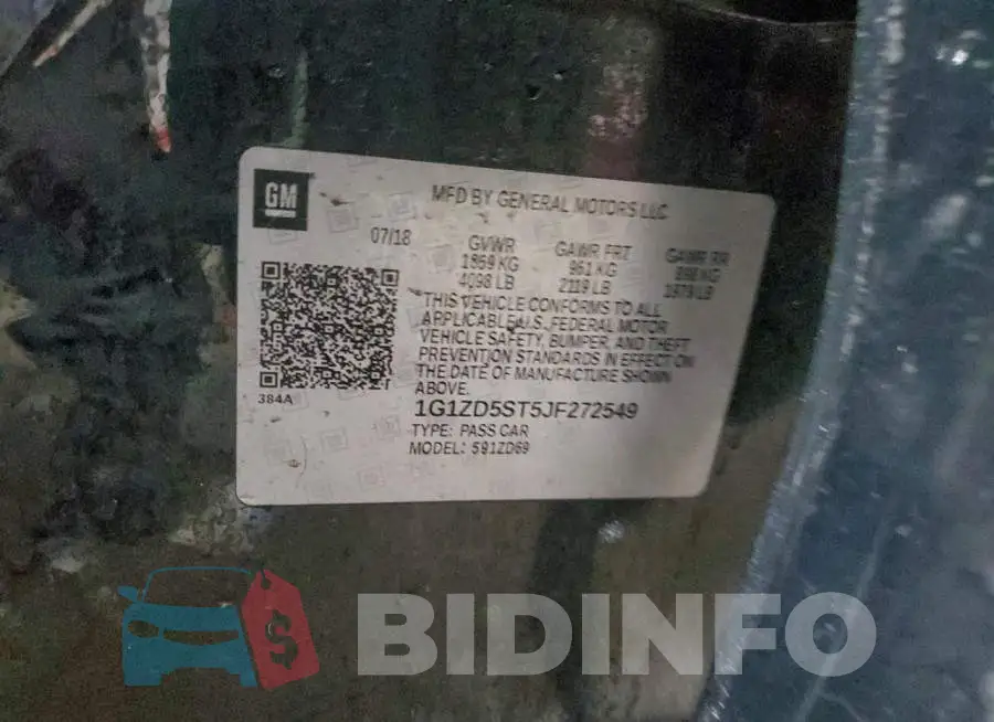 1G1ZD5ST5JF272549 Photo# 12