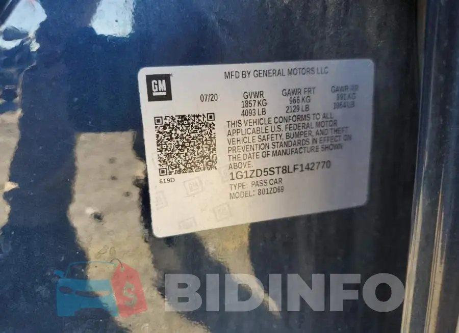 1G1ZD5ST8LF142770 Photo# 12