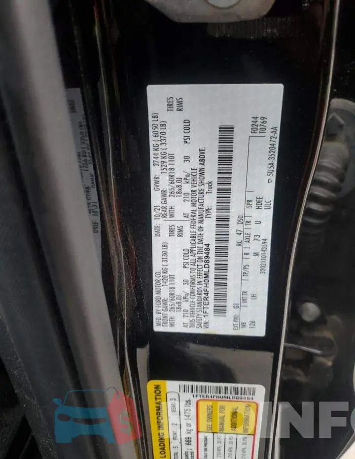 1FTER4FH0MLD89484 Photo# 13