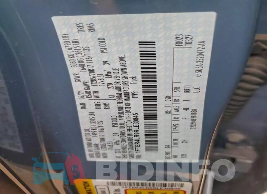 1FTER4LR9RLE30845 Photo# 12