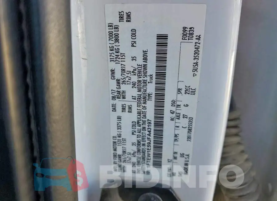 1FTEW1E59JFA43197 Photo# 12