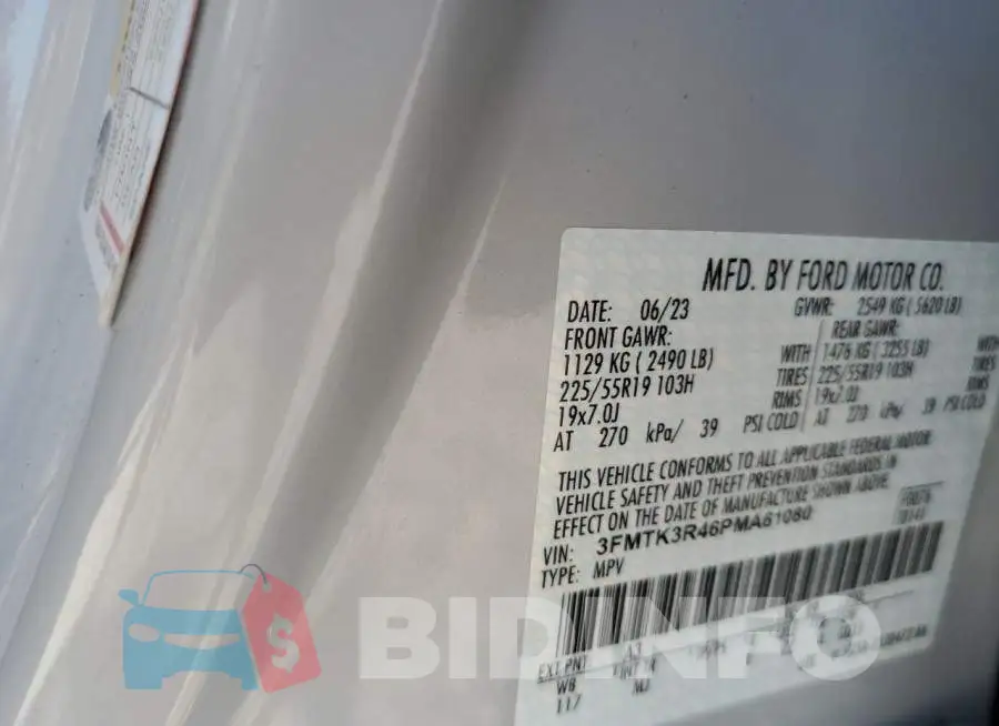 3FMTK3R46PMA61080 Photo# 12