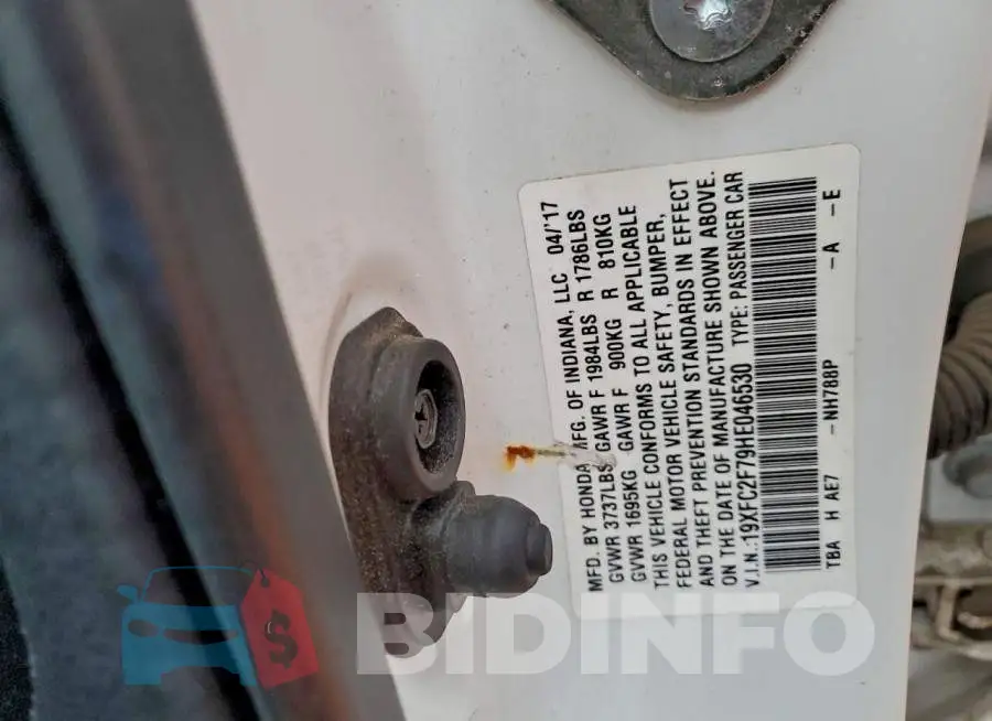 19XFC2F79HE046530 Photo# 13