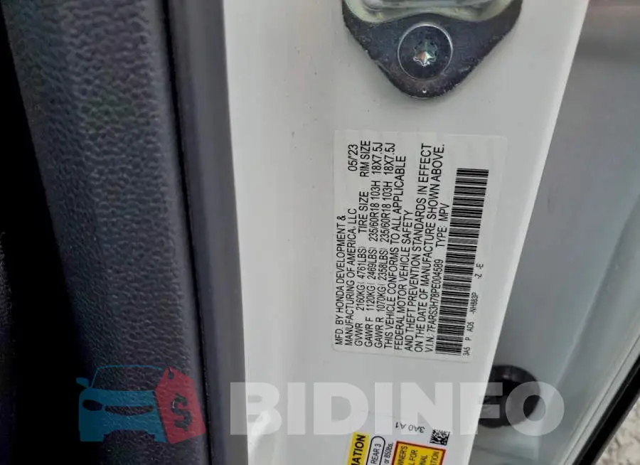 7FARS3H78PE004589 Photo# 13