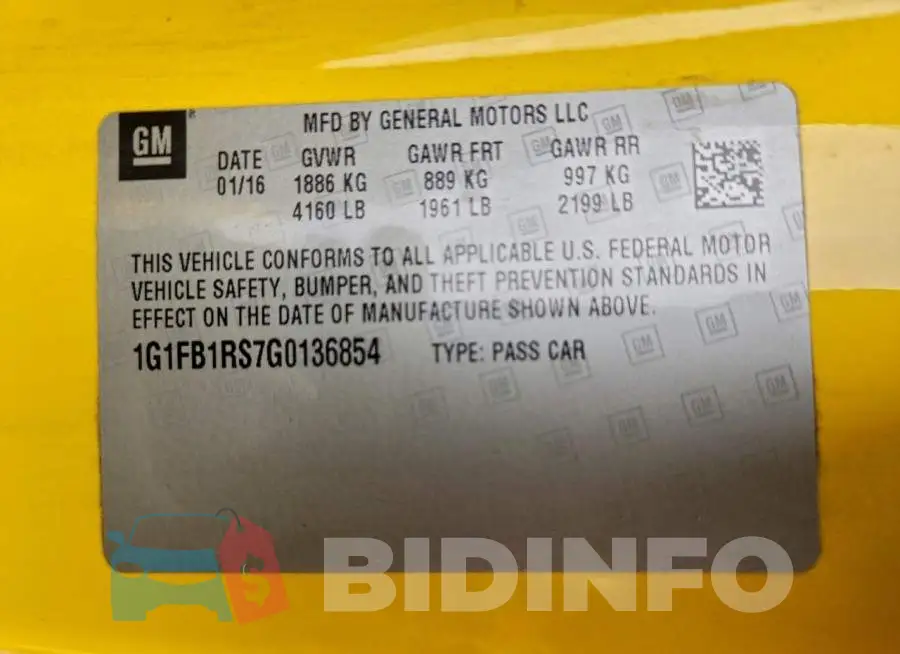 1G1FB1RS7G0136854 Photo# 13
