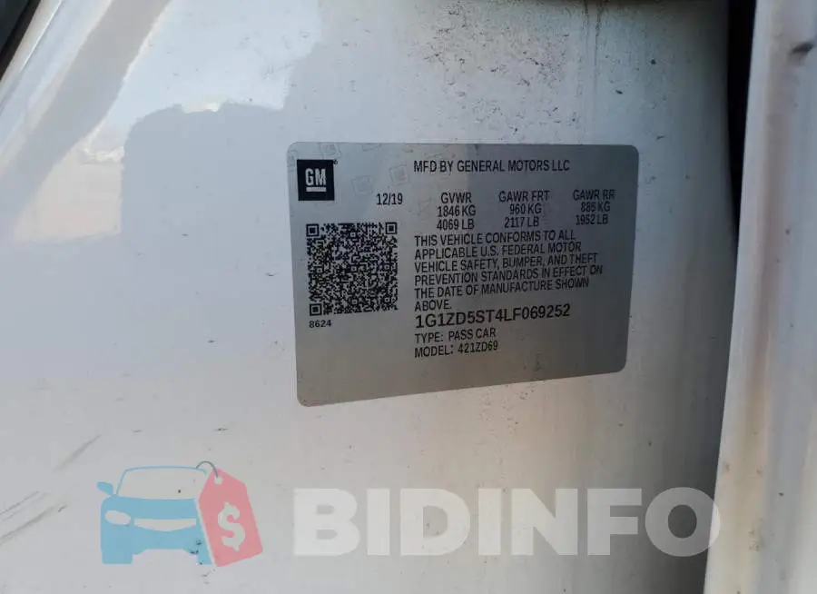 1G1ZD5ST4LF069252 Photo# 13