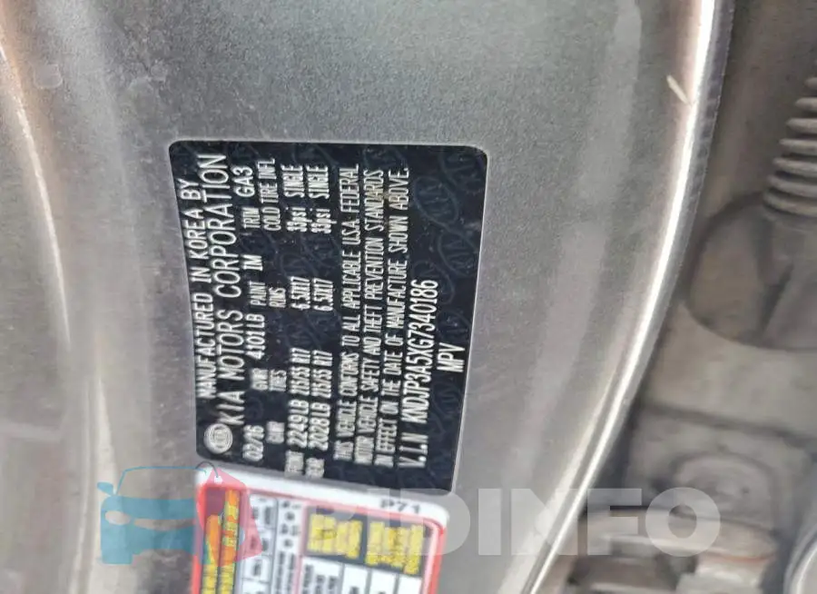 KNDJP3A5XG7340186 Photo# 12