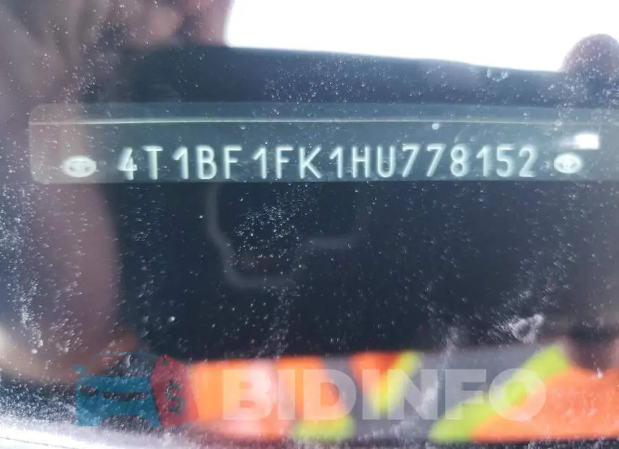 4T1BF1FK1HU778152 Photo# 12