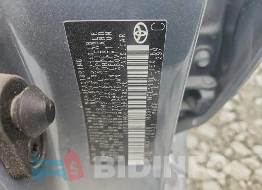 5YFB4MDE7RP178520 Photo# 12