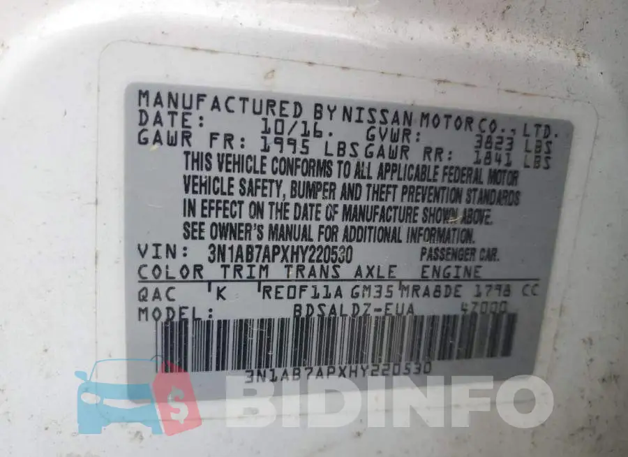 3N1AB7APXHY220530 Photo# 12