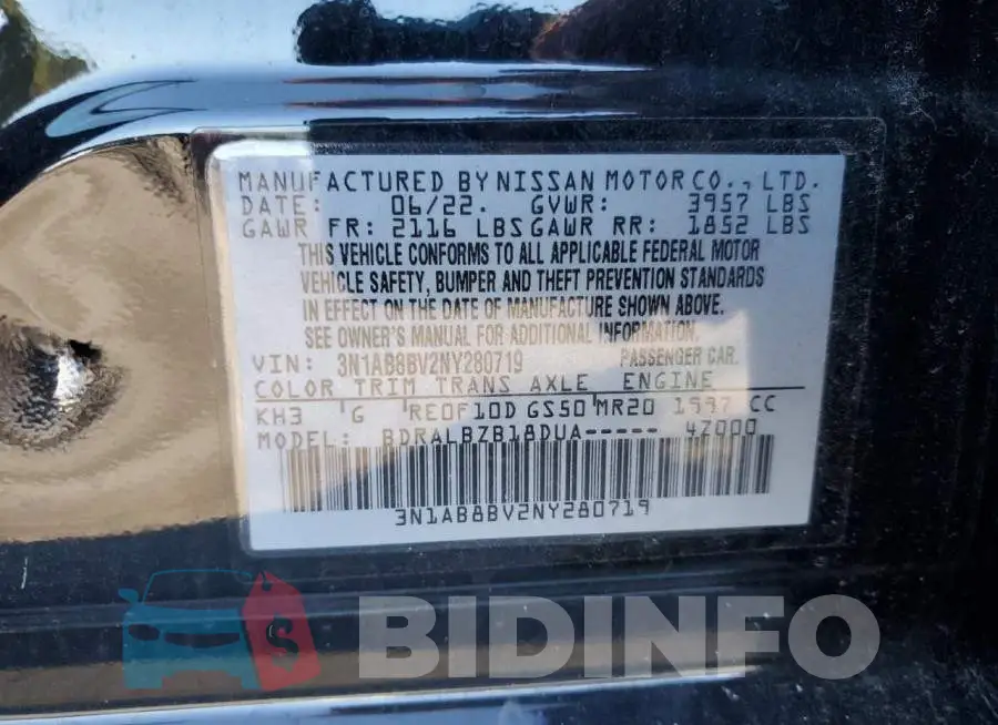 3N1AB8BV2NY280719 Photo# 12
