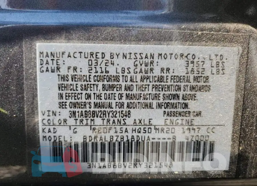 3N1AB8BV2RY321548 Photo# 13