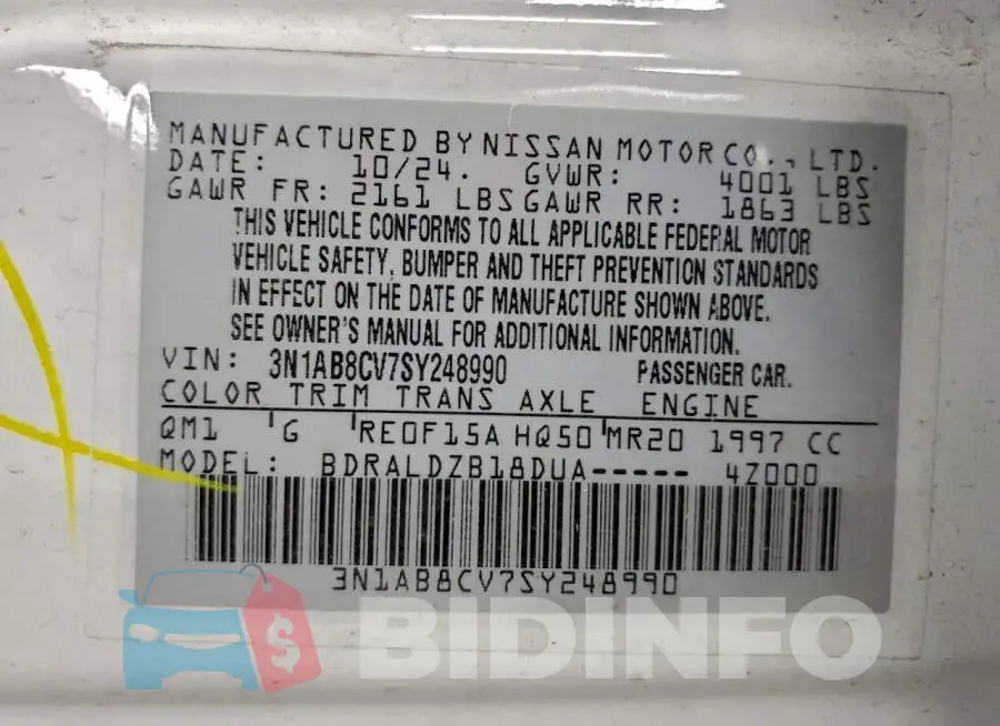 3N1AB8CV7SY248990 Photo# 12