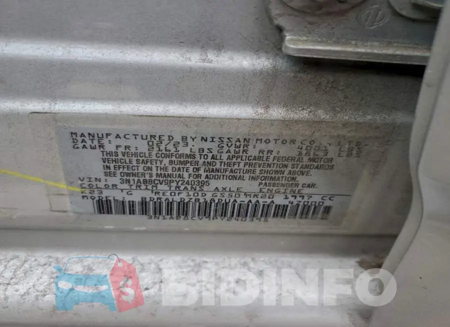 3N1AB8CV9PY240395 Photo# 12
