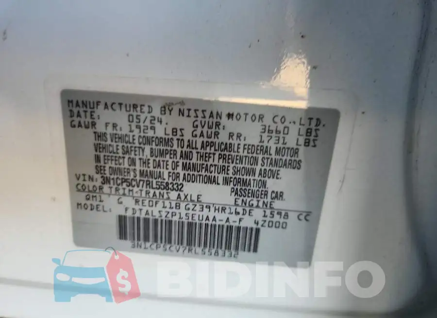 3N1CP5CV7RL558332 Photo# 13