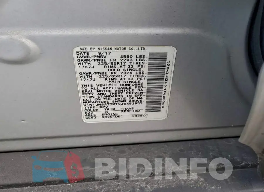 JN8AT2MT2JW452952 Photo# 13
