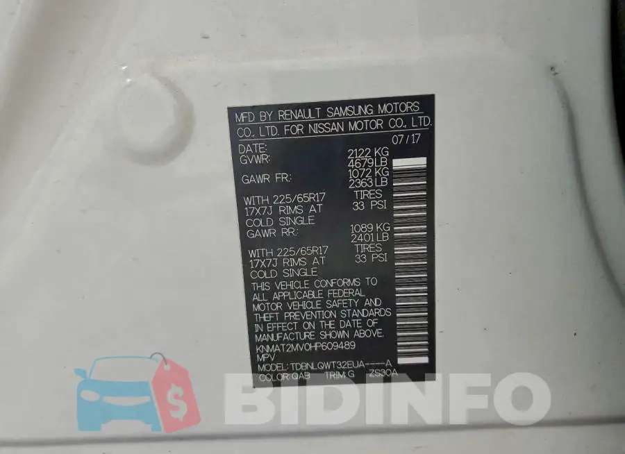 KNMAT2MV0HP609489 Photo# 14