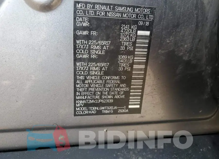 KNMAT2MV2JP623139 Photo# 13