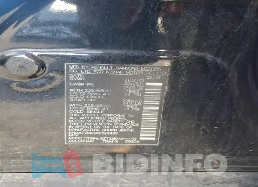 KNMAT2MV9GP663193 Photo# 13
