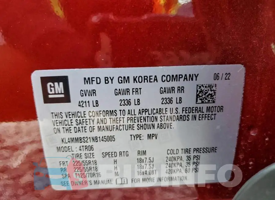 KL4MMBS21NB145005 Photo# 14