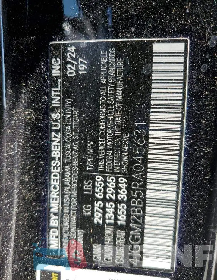 4JGGM2BB5RA045631 Photo# 13