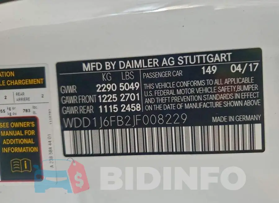 WDD1J6FB2JF008229 Photo# 12